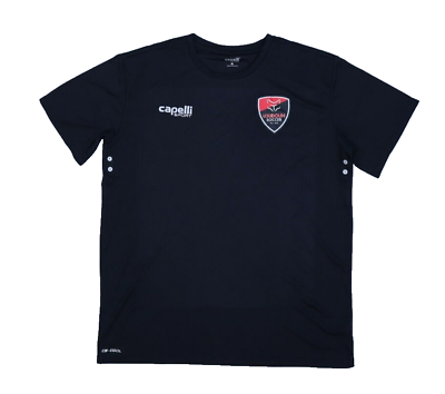 #ad Capelli Sport CS Cool Short Sleeve Soccer Wicking T Shirt Black Branded Mens M $11.99