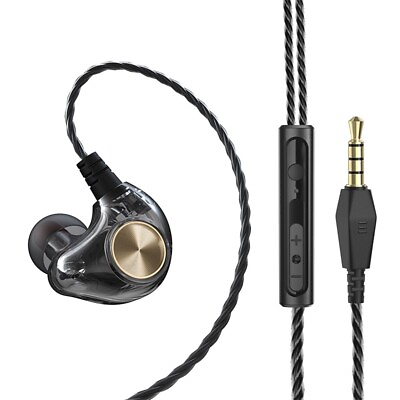#ad In Ear Earbuds Subwoofer Stereo Bass Earphone WITH Mic Headset Sport Earphone $4.64