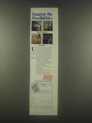 #ad #ad 1985 Velux Roof Windows and Skylights Ad Imagine $19.99