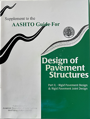 #ad AASHTO GUIDE FOR DESIGN OF PAVEMENT STRUCTURES PART II $90.00