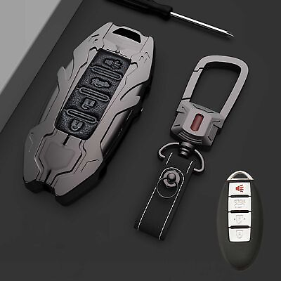 #ad For Infiniti Zinc Alloy Car Remote Key Cover Case Protector Smart Remote Holder $29.57