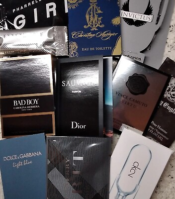 #ad PREMIUM Cologne SAMPLES Men SAUVAGE 🔷️ PACO 🔷️ BAD BOY🔷 DOLCE 🔷️amp; MORE L#A11 $33.88