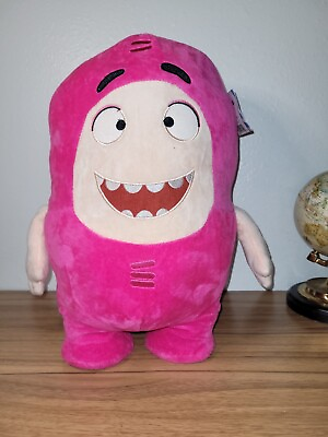 #ad Pink 14quot; Oddbods Cartoon Stuffed Plush Toy Cute Soft Newt One Animation Goffa $19.99