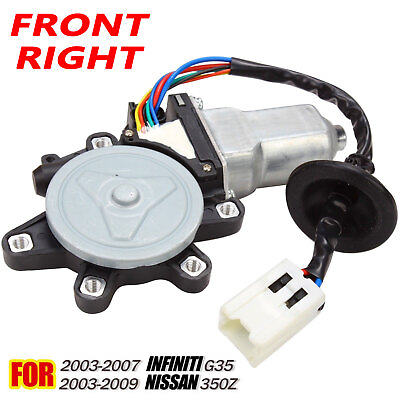#ad Window Motor Front Right Passenger Side Rh Coupe For 2003 2009 Infiniti G35 350z $24.19