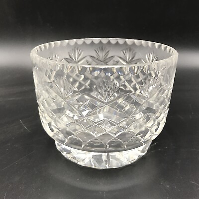 Gorgeous Vintage Heavy Clear Crystal Bowl $28.79