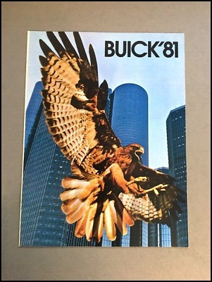#ad 1981 Buick Line Sales Brochure Catalog Riviera LeSabre Century Electra Regal $9.56