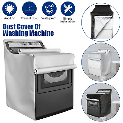 Washing Machine Cover Laundry Washer Dryer Protect Dustproof Sunproof Waterproof $38.48