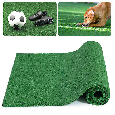 #ad #ad 16x6.6ft Synthetic Artificial Turf Grass Mat Fake Lawn Landscape Garden Carpet $57.94