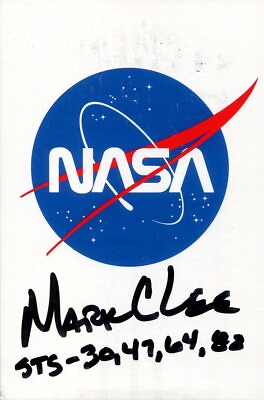 #ad Mark C. Lee NASA STS Astronaut Space Air Force Signed Autograph Photo $15.99