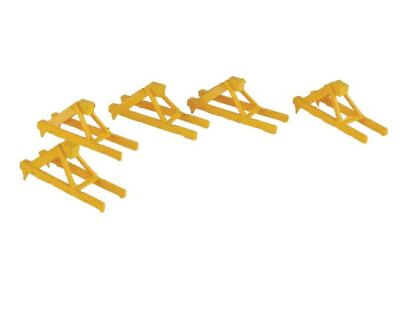 #ad Walthers 933 2602 Track Bumper Built ups Yellow Pkg 5 N Scale Train $15.49