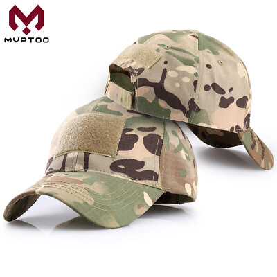#ad Camouflage Baseball Cap Tactical Army Military Snapback Adjustable Sun Visor Hat $9.99