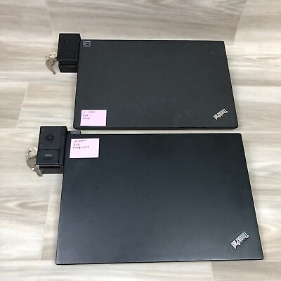 #ad Lenovo ThinkPad Laptops w Docking Stations amp; Cords Specs in Pics $150.00