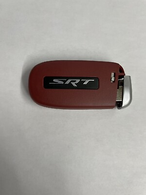 #ad DODGE CHRYSLER JEEP SRT RED KEY SHELL 5 BUTTON WITH LOGO $50.00