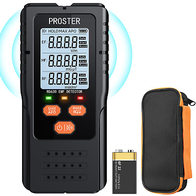 #ad Digital EMF Meter Electromagnetic Field Radiation Detector Ghost Hunting Tester $30.95