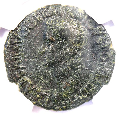 Caligula AE As Copper Roman Gaius Coin 37 41 AD Certified NGC VF Rare Coin $688.75