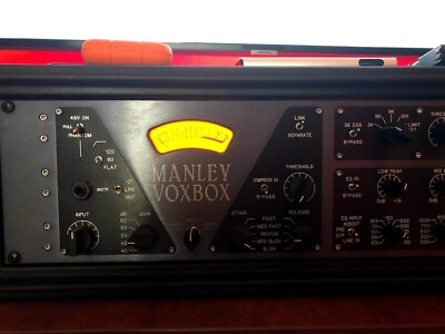 #ad Manley VOXBOX Tube Channel Strip w Class A Microphone Preamp EQ Dynamics $3200.00