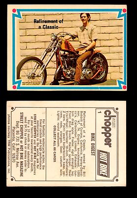 #ad 1972 Donruss Choppers amp; Hot Bikes Vintage Trading Card You Pick Singles #1 66 $2.05