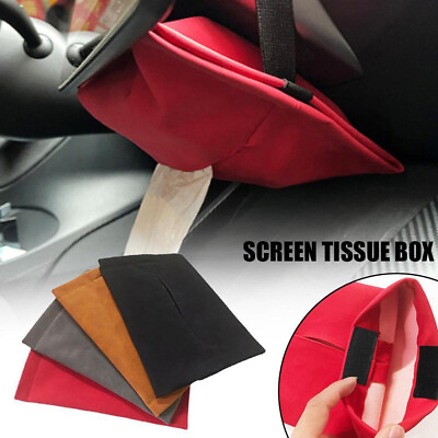 #ad Car Tissue Box Car Interior Paper Towel Napkin Holder Case Storage Accessories $10.76