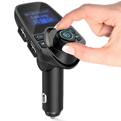 #ad FM Transmitter T11 New Version Wireless In Car Bluetooth Receiver Adapter Stereo $14.97