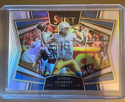 #ad 2021 Panini Select Snapshots #SS 1 Justin Herbert SP Silver Prizm Chargers HOT $7.99