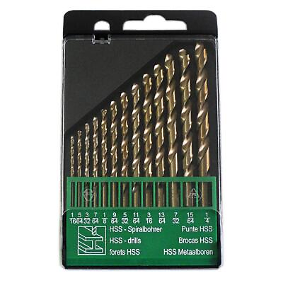 #ad 13 Piece M35 Cobalt Drill Bit Set for Hard Metal Stainless Steel 1 16 Inch ... $28.63