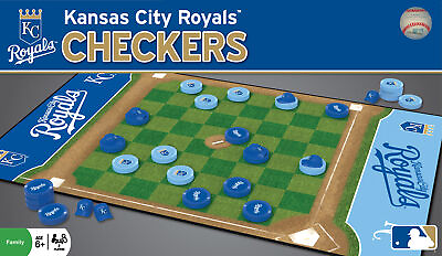 Officially licensed MLB Kansas City Royals Checkers Board Game ages 6 $19.99