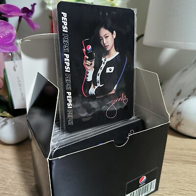 #ad BlackPink Pepsi Edition Official Photocard Jennie Lisa Rose Jisoo New Set Of 4pc $10.00