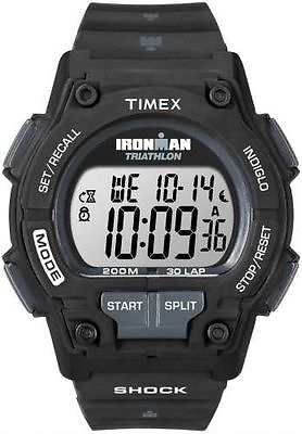 #ad Timex T5K196 Men#x27;s quot;Ironman Triathlonquot; 30 Lap Resin Watch Shock IndigloAlarm $49.00
