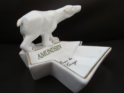 #ad #ad Pyrogene Coupelle Figurine Ours Publicite Bar Match Striker Holder Style Art Dec C $101.99