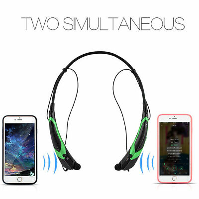 #ad Wireless Bluetooth Headphone Stereo HiFi Bass Earphone Sport for iPhone Fashion $4.75