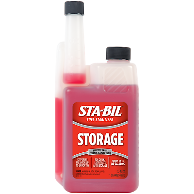 STA BIL Storage Fuel Stabilizer Treatment 32 Fl oz. 22214 Free Shipping $15.90