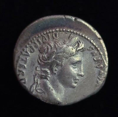 AR DENARIUS AUGUSTUS 2 4 BCE Gaius amp; Lucius Caesar Lugdunum Mint $400.00