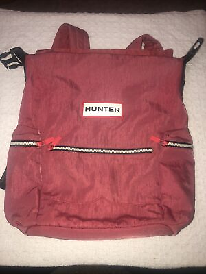 Hunter ORIGINAL TOPCLIP BACKPACK BAG NYLON Nylon Hummingbird Color?? GC **READ** $64.99