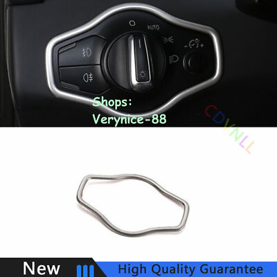 #ad Car Function Control Button Frame Trim Fit For Audi A4 A5 2009 2016 Silver Steel $19.97