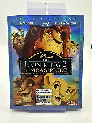 #ad The Lion King II: Simbas Pride Blu ray amp; DVD 2012 Special W Slip NEW SEALED $9.99