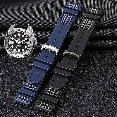 For Water Ghost Bracelet 20mm 22mm Rubber Watch Strap Divers Watch Band $7.92