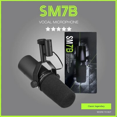 #ad Shure SM7B Cardioid Dynamic Vocal Microphone $180.00