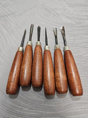 #ad Wood Carving Chisel Tool carpenter tools carving knives 6 pcs $15.00