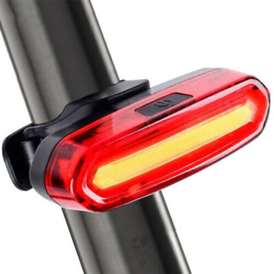 #ad 1PCS Bicycle LED Tail Light Bicycle Lamp Rear Light USB Rechargeable MTB $1.99