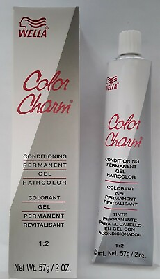 NEW Wella Color Charm Permanent Gel Hair Color 2 oz ***Choose Your Color*** #ad $6.95