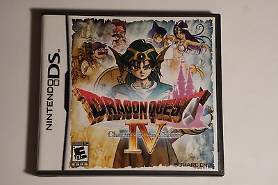 Nintendo DS Dragon Quest IV Case and Manuel Only INV S #ad $49.99