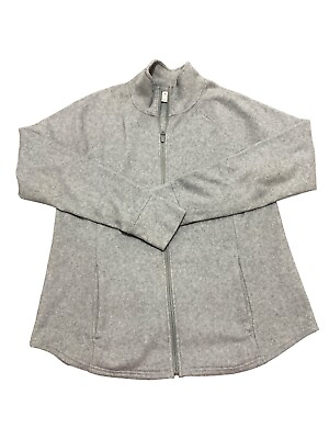 #ad #ad Old Navy Women Gray Long Sleeve Full Zip Fleece Sweater Size XLarge $17.00