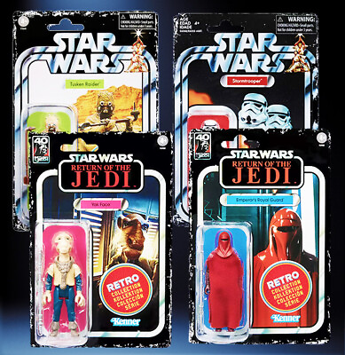 #ad Star Wars Retro Collection 🤖 quot;U Pickquot; Action Figures 1 18 Scale 3.75quot; $60.00