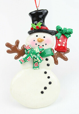 #ad Kurt Adler Happy Winter Snowman Holiday Ornament Christmas. Free Ship $6.99