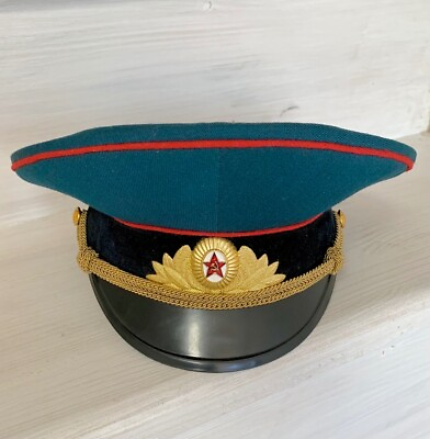 #ad Soviet Army High Officer Cap. USSR 1970s $33.00
