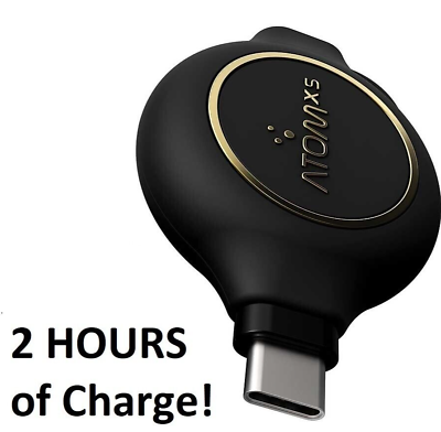 Atom Think Small Type C USB C Connector Emergecy 2Hrs Charger 800mAmps Battery $9.97