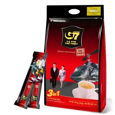 #ad G7 3 In 1 Instant Vietnamese Coffee Mix 100 Sticks x16g Trung Nguyen US SELLER $24.99