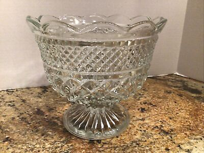 #ad Wexford By Anchor Hocking Centerpiece Bowl Beautiful Discontinued 1962 1998 $20.00