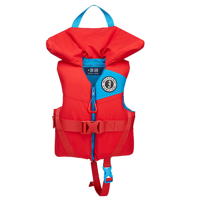 #ad Mustang Survival Lil#x27; Legends Infant Foam Life Jacket Imperial Red $69.99