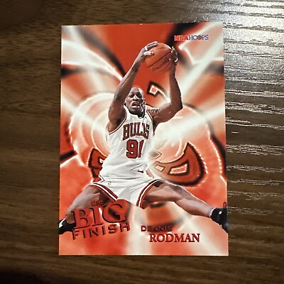 #ad 1996 NBA Hoops Dennis Rodman The Big Finish #178 $9.99
